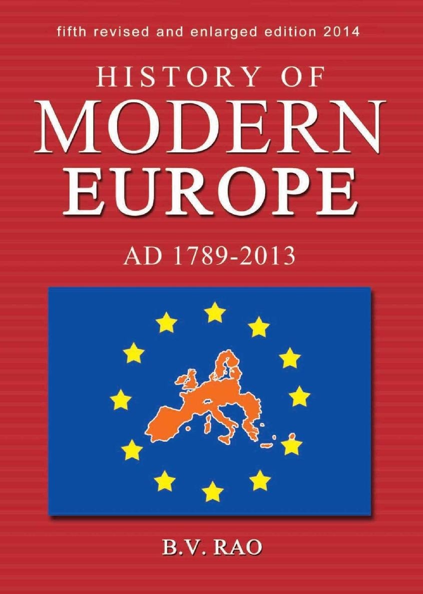 History Of Modern Europe  AD 1789 2013 